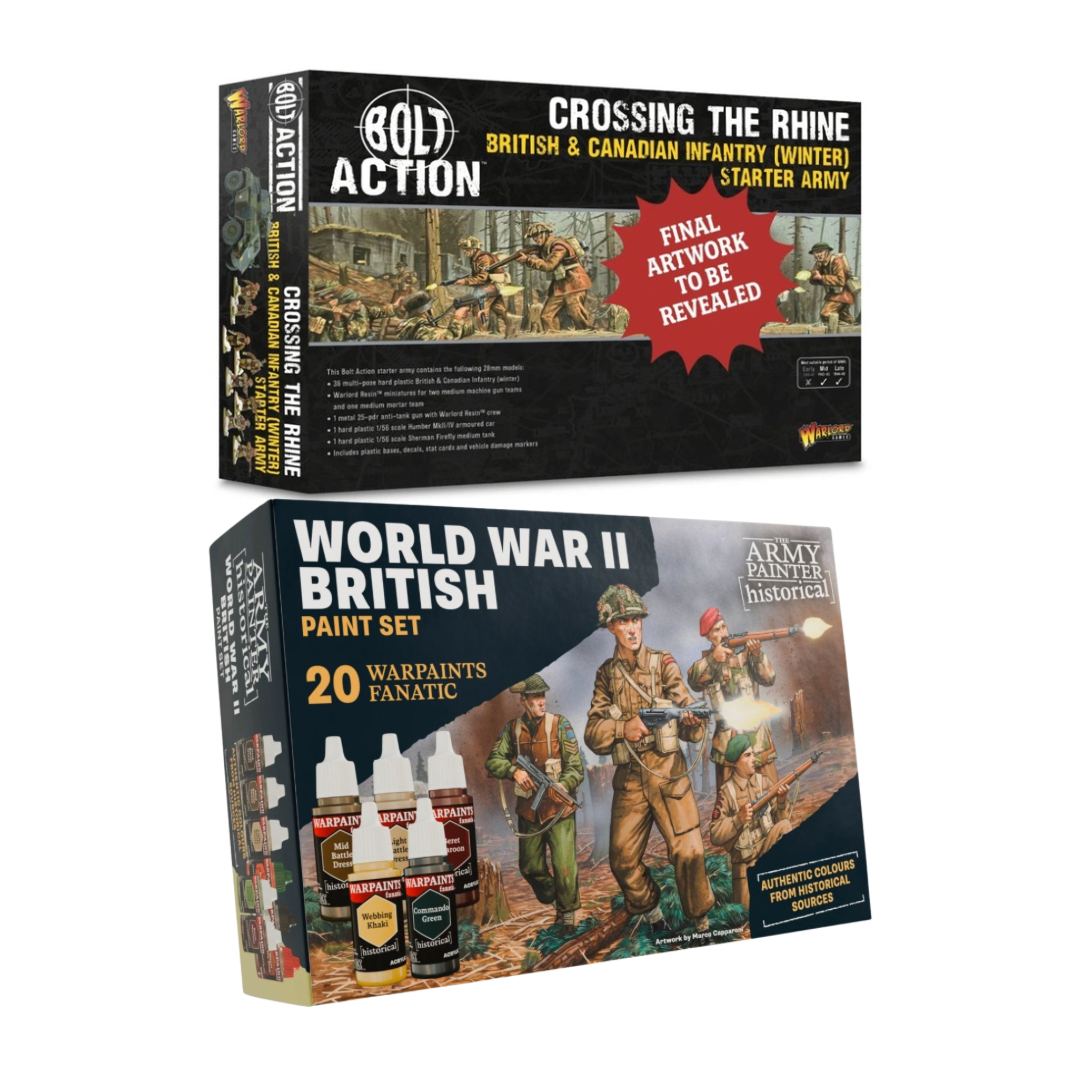 Bolt Action Starter Army + Paint Bundle