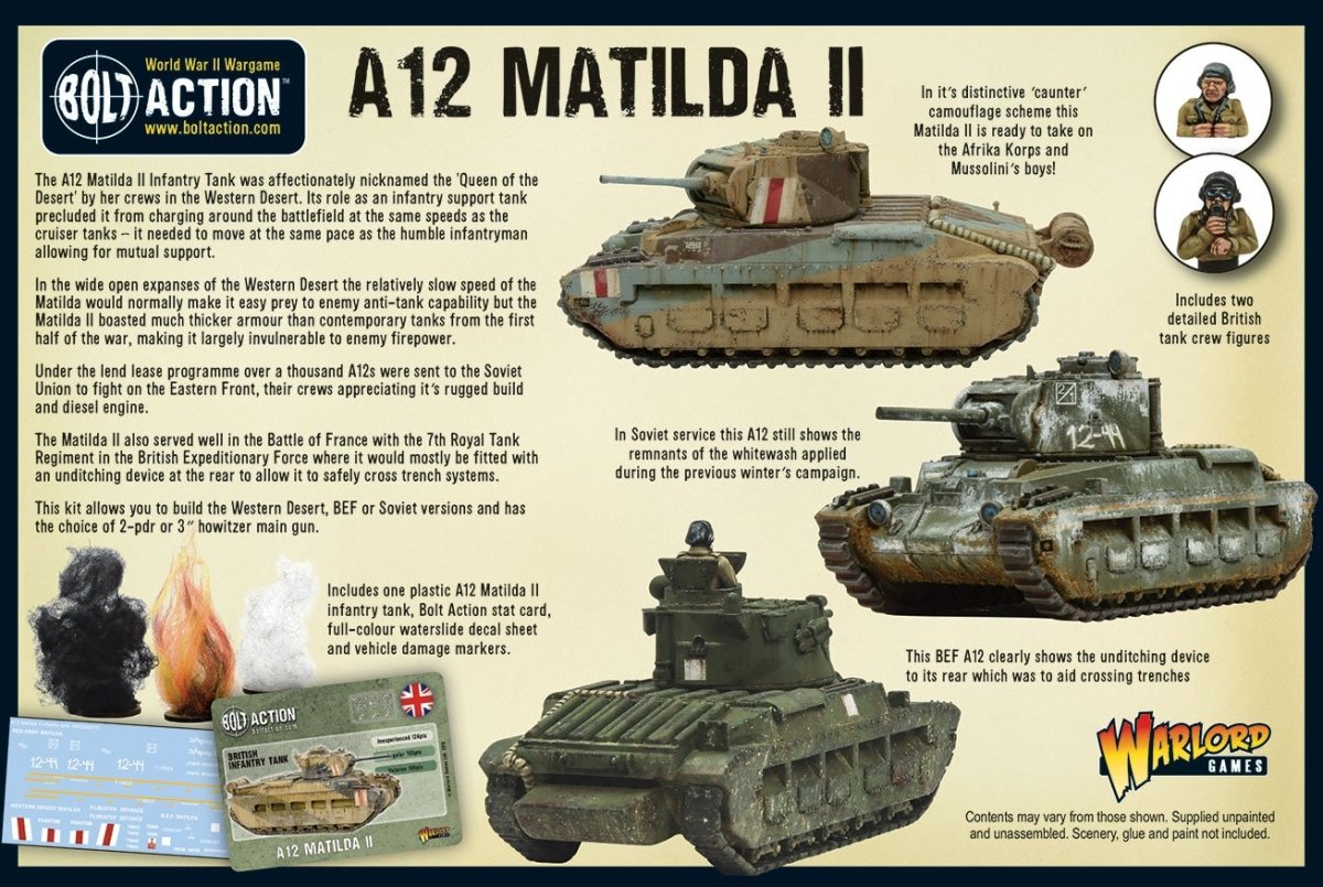 A12 Matilda II infantry tank - Fog of Wargames - 5.06E+12