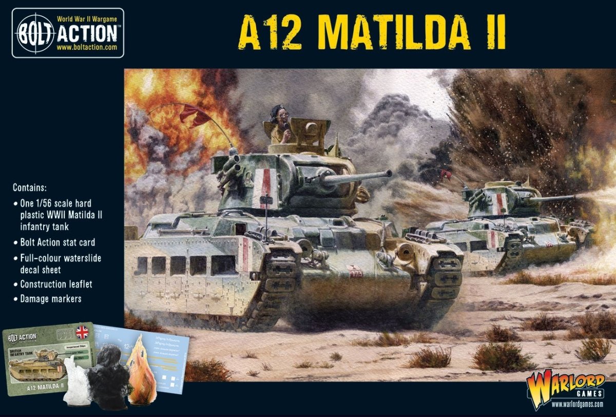 A12 Matilda II infantry tank - Fog of Wargames - 5.06E+12