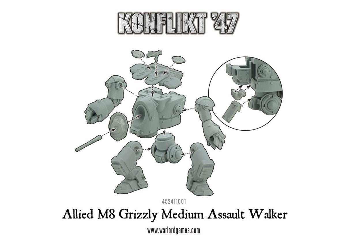 Allied M8 Grizzly medium assault walker - Fog of Wargames - 5.06E+12