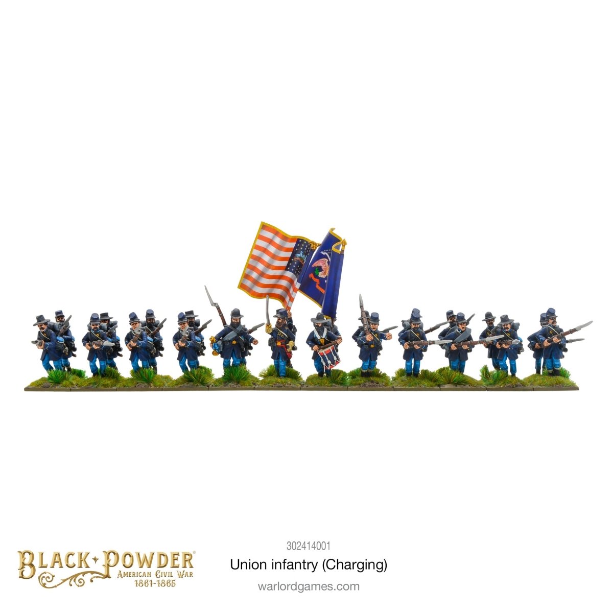 American Civil War: Infantry Regiment Charging - Fog of Wargames -