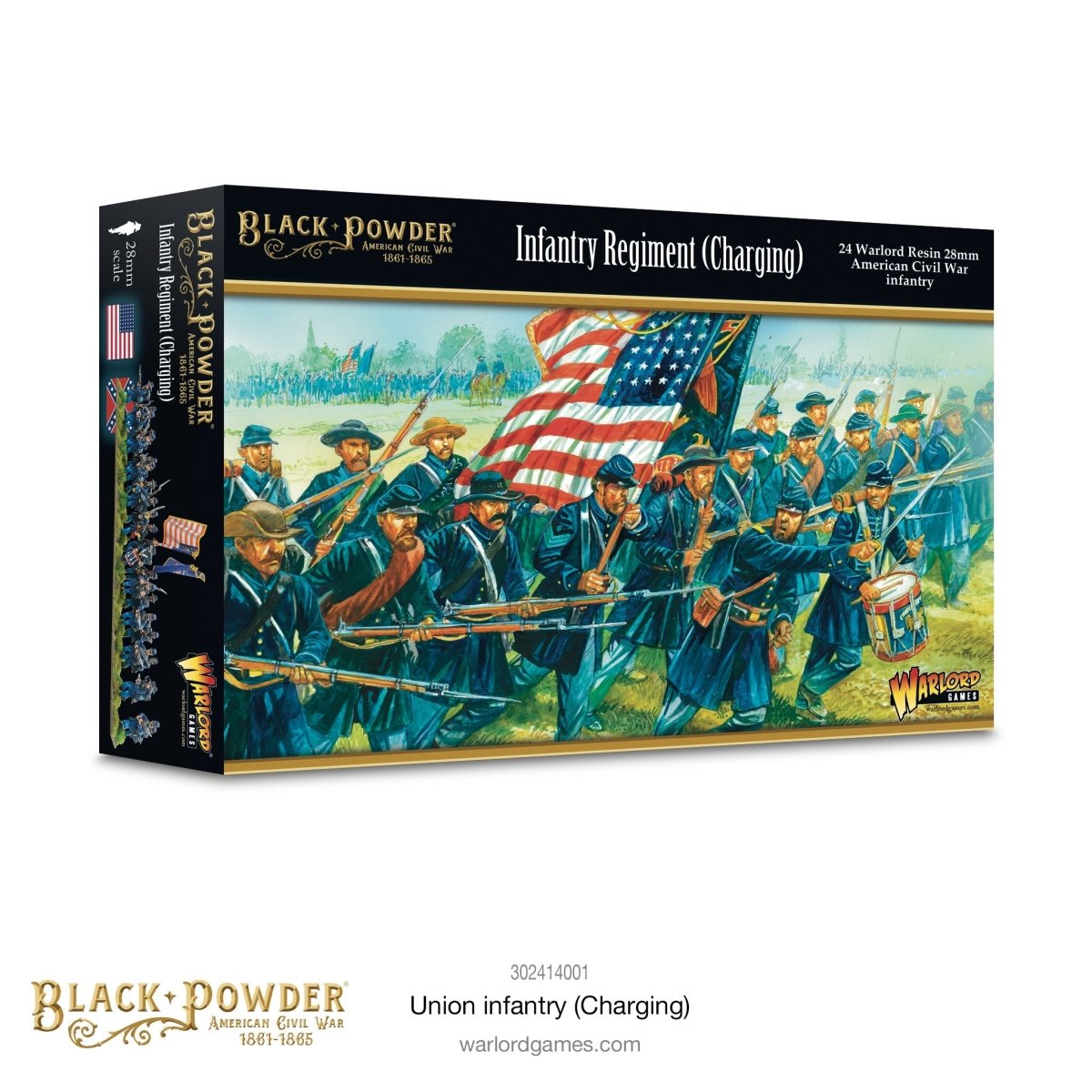 American Civil War: Infantry Regiment Charging - Fog of Wargames -