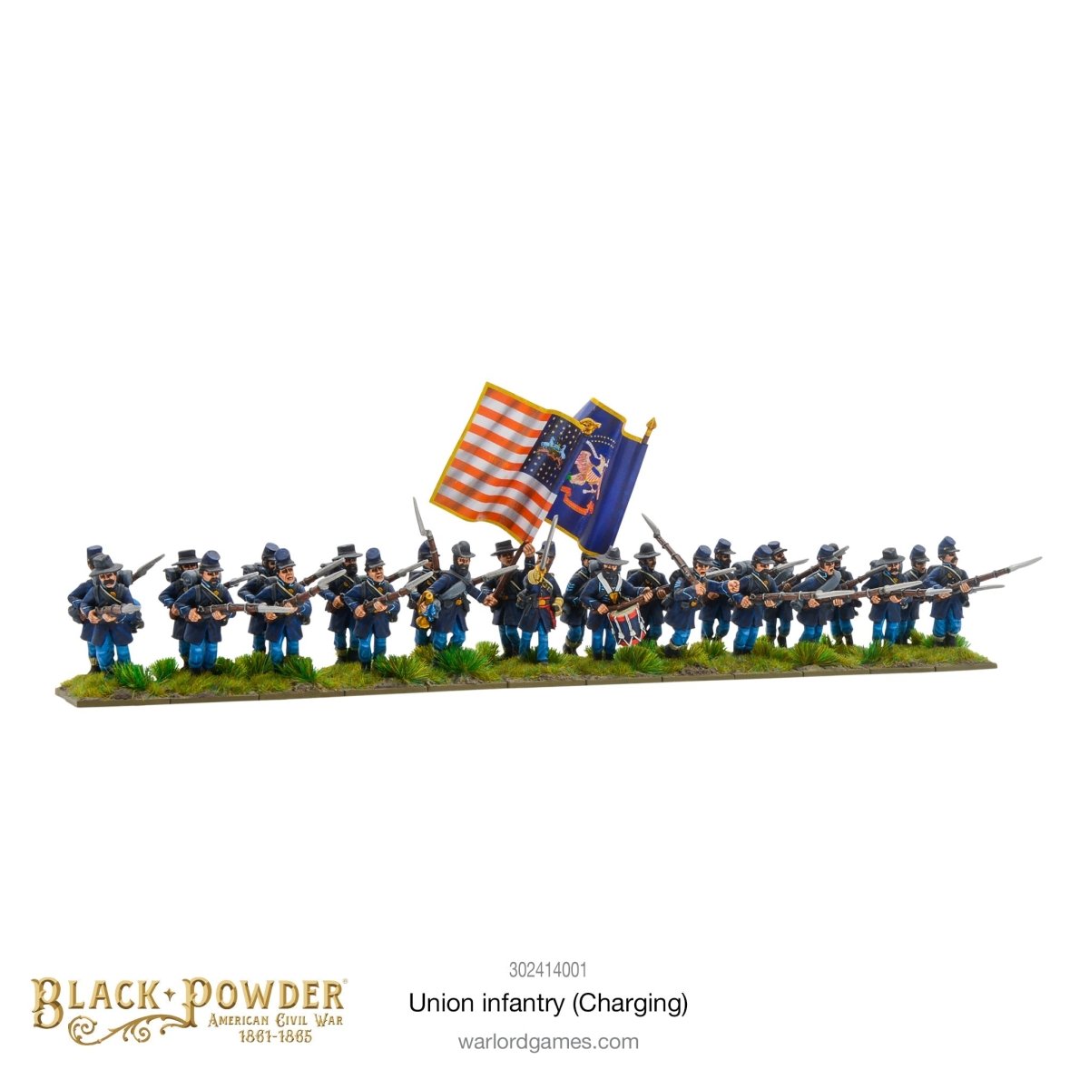 American Civil War: Infantry Regiment Charging - Fog of Wargames -