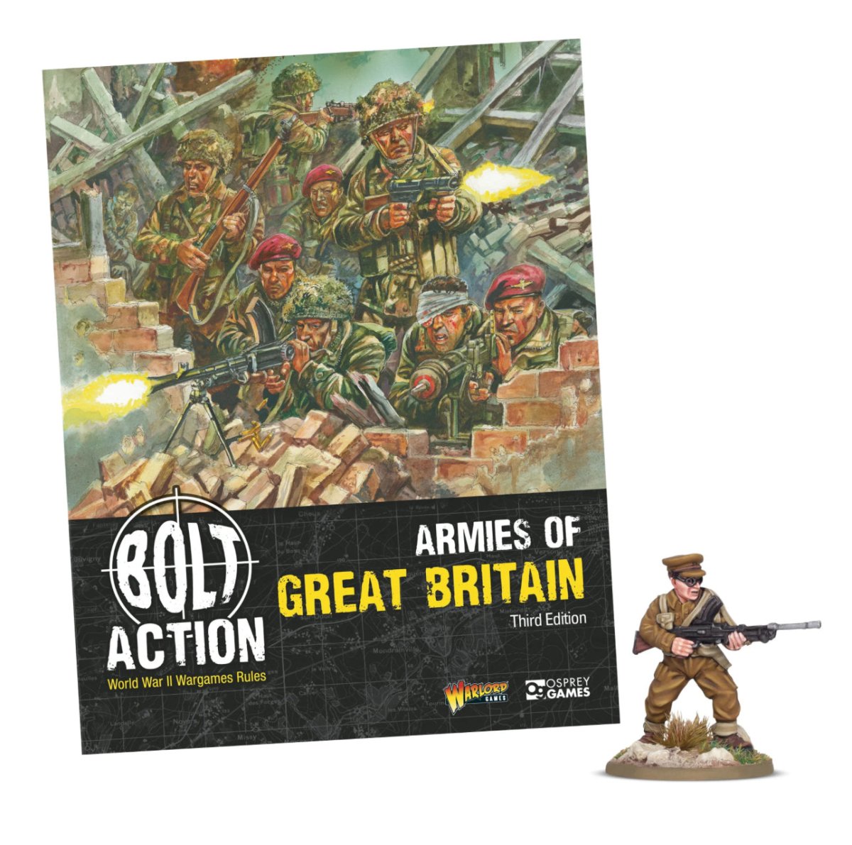 Armies of Great Britain with Capt. John Henry Cound Brunt VC MC special miniature - Fog of Wargames -