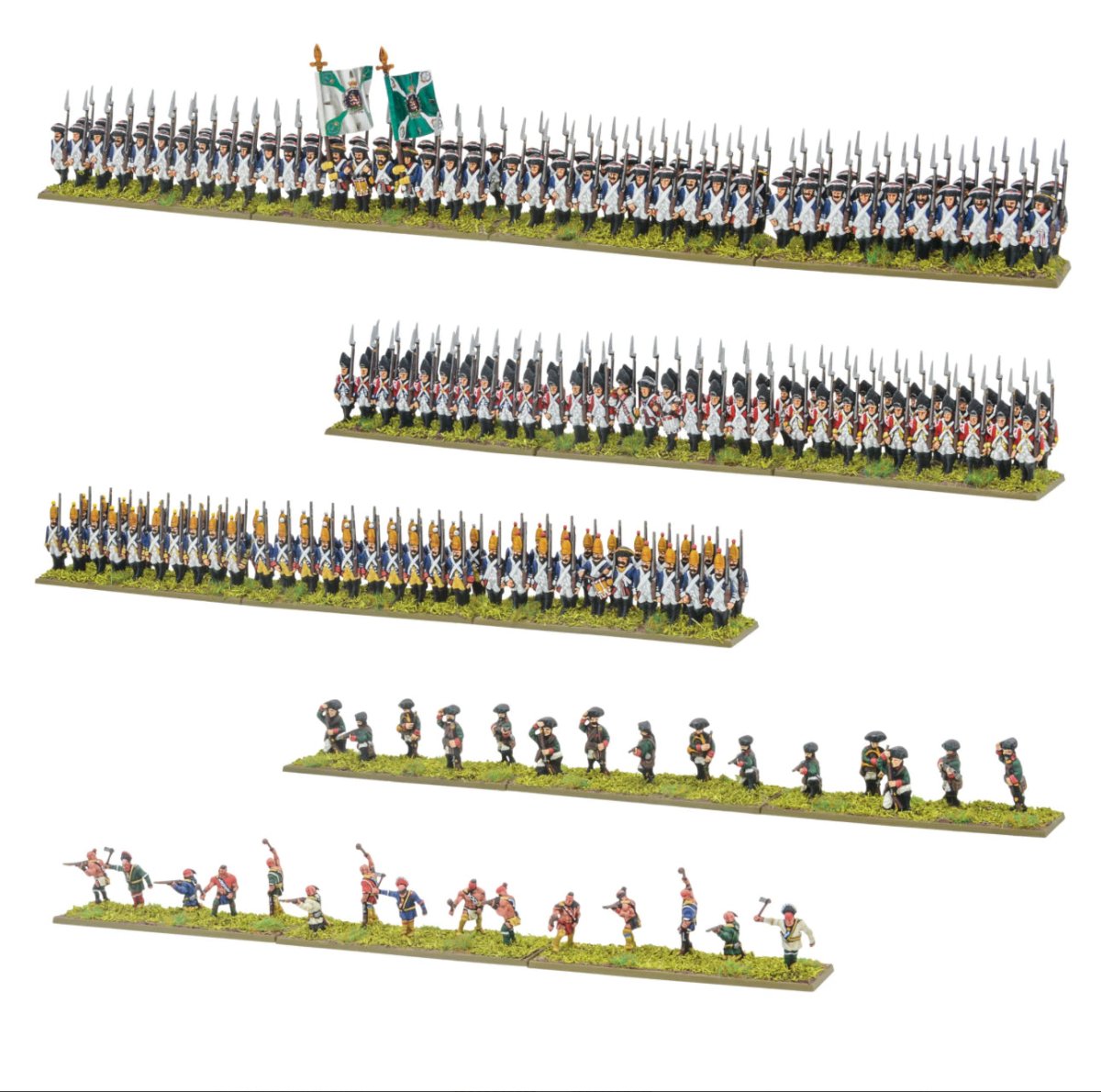 Black Powder Epic Battles: Revolution! - Hessians & Allies Brigade - Fog of Wargames -