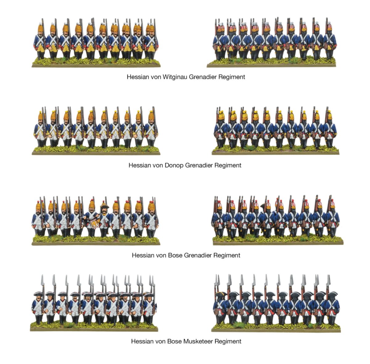 Black Powder Epic Battles: Revolution! - Hessians & Allies Brigade - Fog of Wargames -