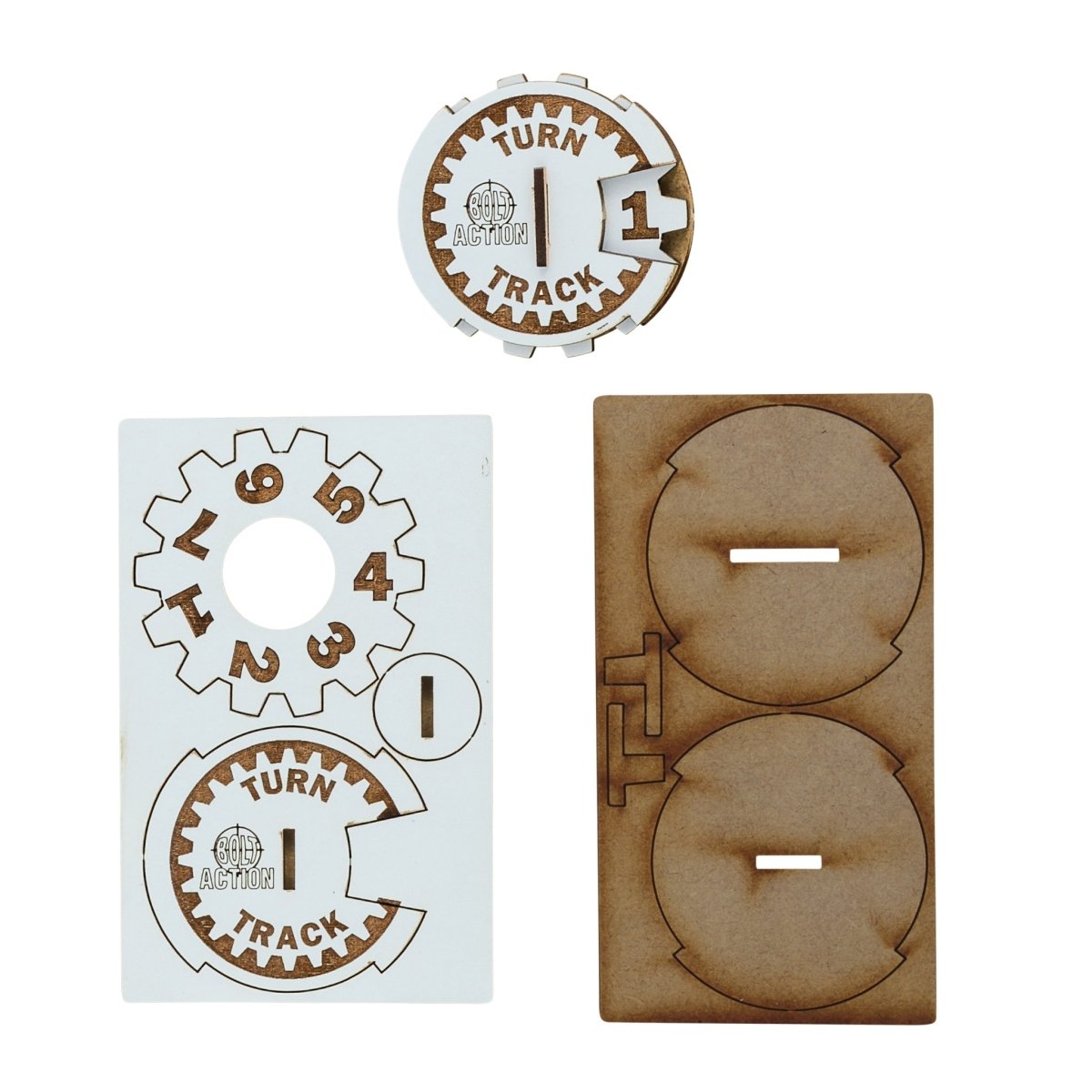 Bolt Action MDF Turn Marker - Fog of Wargames -