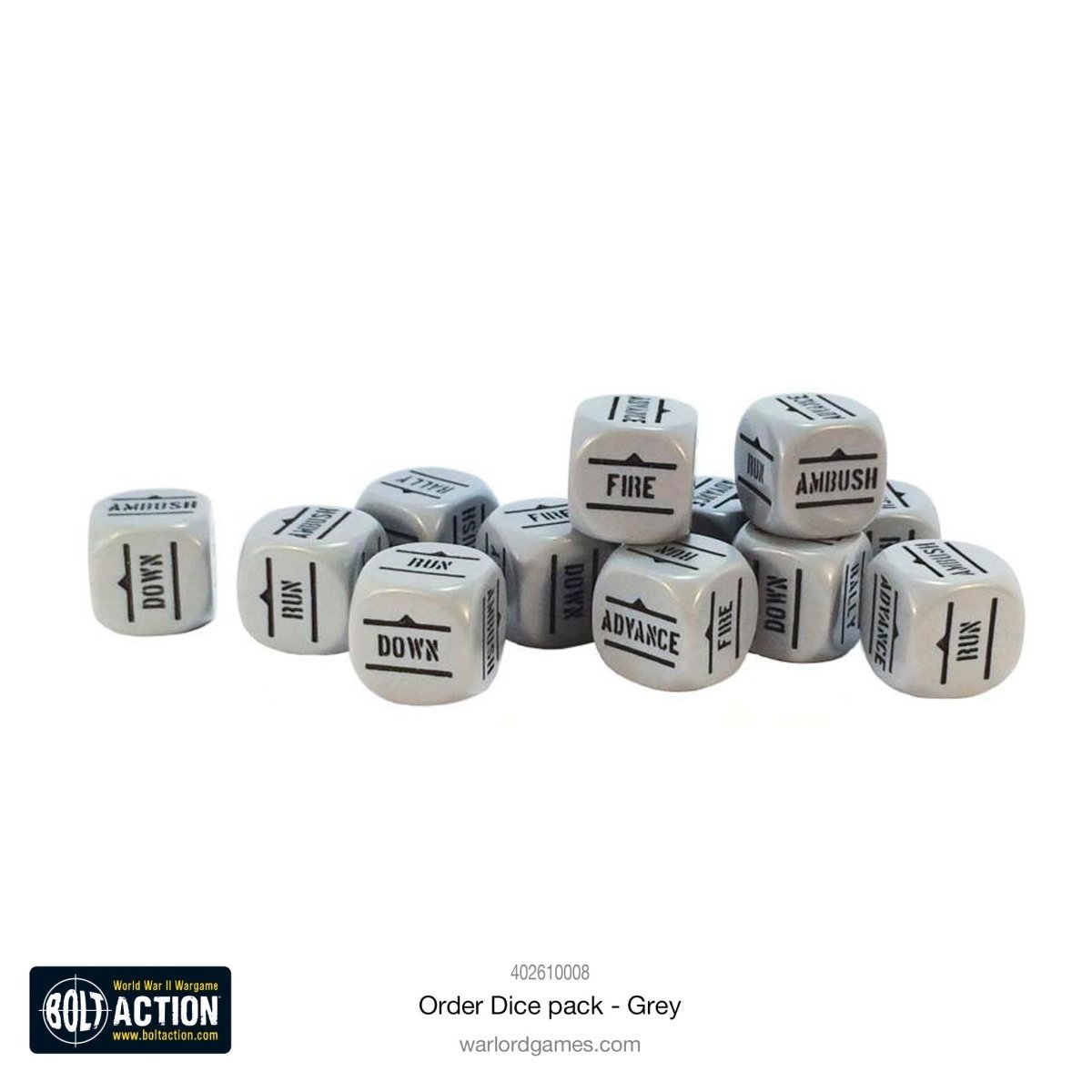 Bolt Action: Orders Dice Pack - Fog of Wargames - 5.06E+12