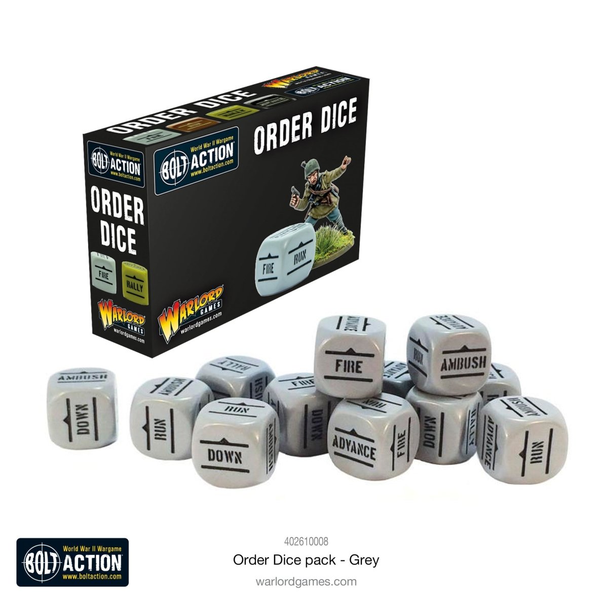 Bolt Action: Orders Dice Pack - Fog of Wargames - 5.06E+12
