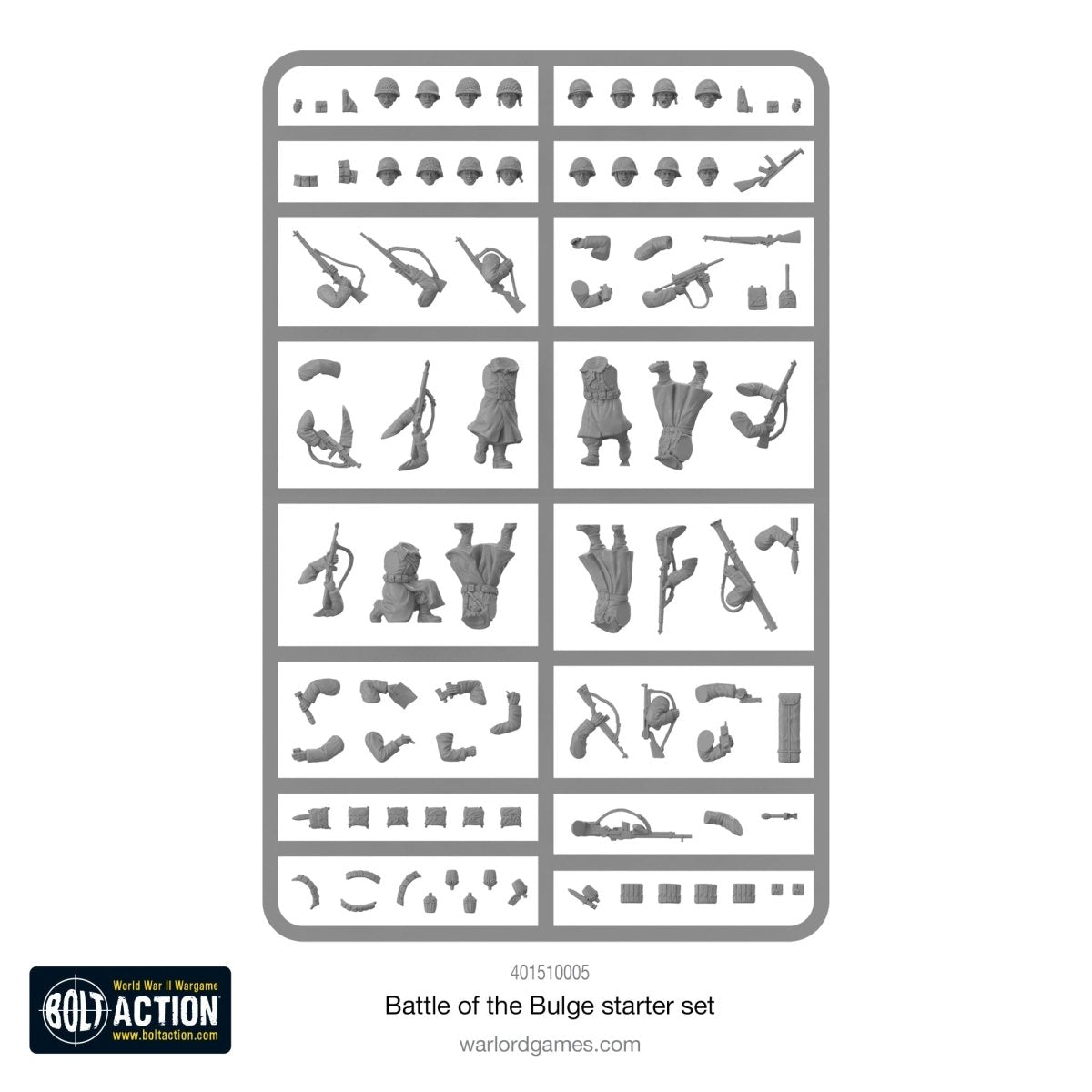 Bolt Action Starter Set - Battle Of The Bulge - Fog of Wargames - 5060917993548