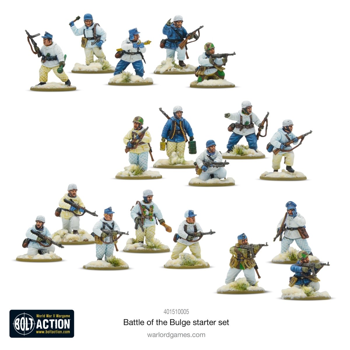 Bolt Action Starter Set - Battle Of The Bulge - Fog of Wargames - 5060917993548