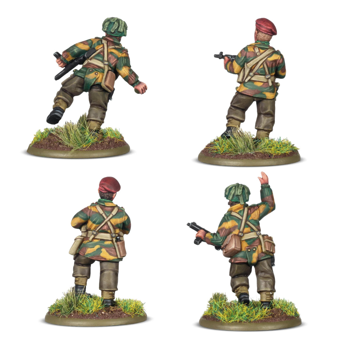 British Airborne platoon commanders - Fog of Wargames -