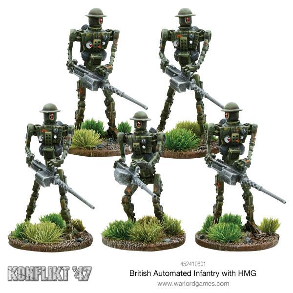 British Automated Infantry With HMG - Fog of Wargames - 5060393705048