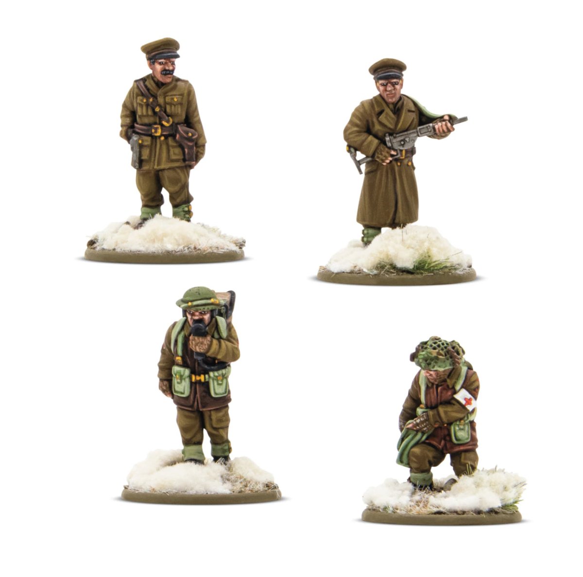 British & Canadian Infantry (Winter) HQ - Fog of Wargames -