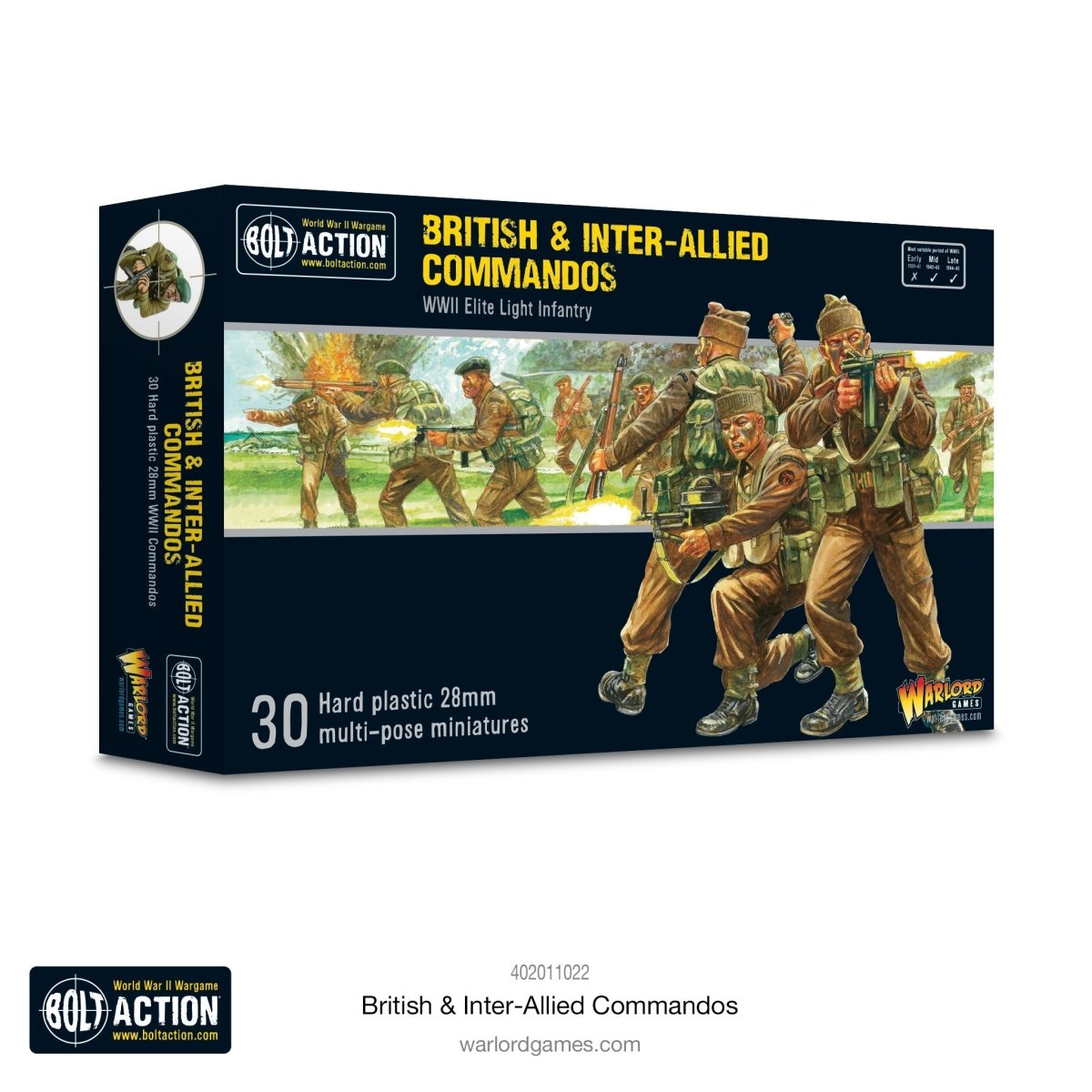 British & Inter - Allied Commandos - Fog of Wargames - 5060572507265