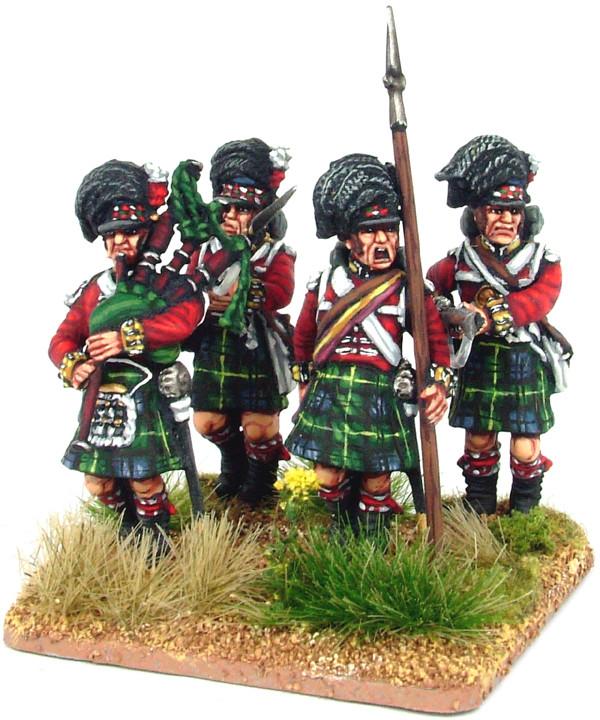 British Napoleonic Highlander Centre Companies - Fog of Wargames -