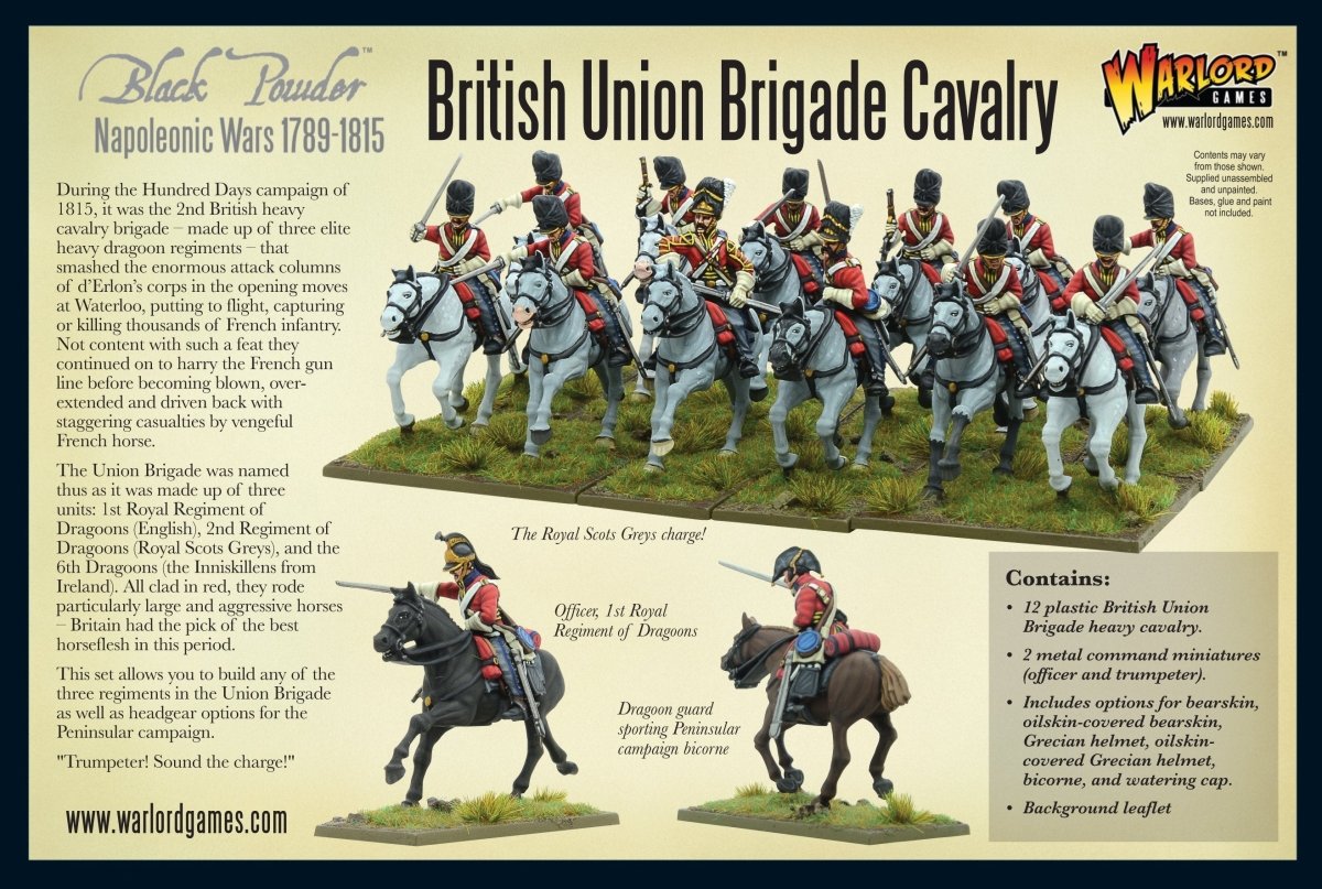 British Union Brigade Cavalry - Fog of Wargames - 5.06E+12