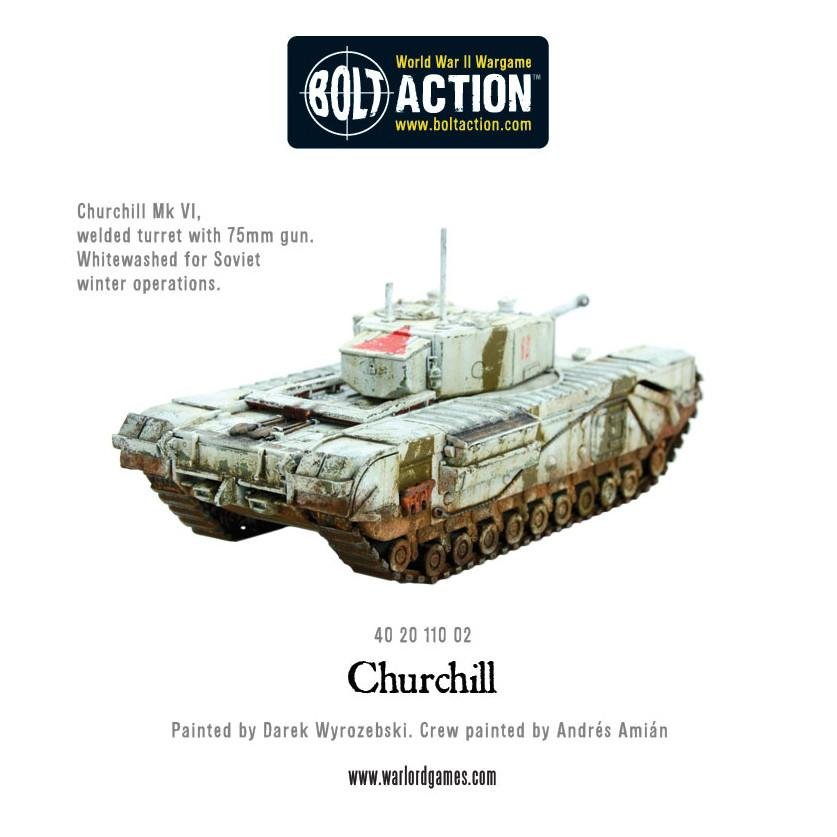 Churchill Tank (Plastic) - Fog of Wargames -