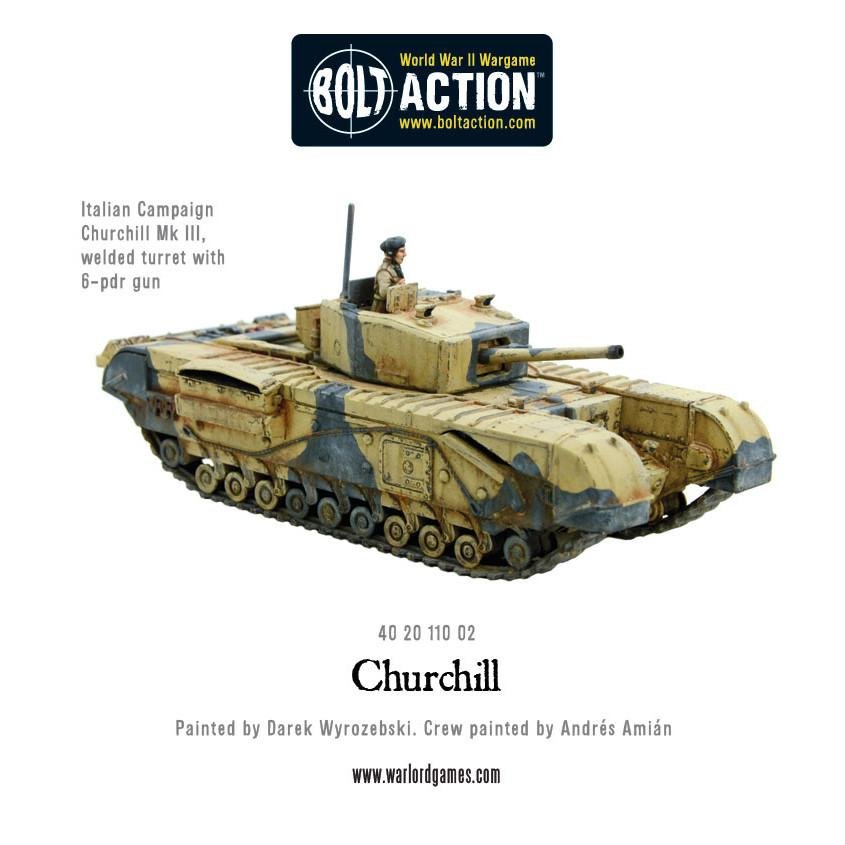 Churchill Tank (Plastic) - Fog of Wargames -