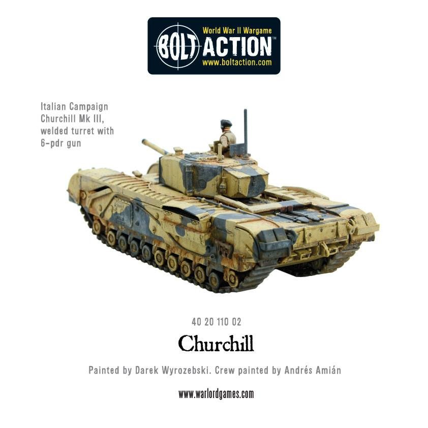 Churchill Tank (Plastic) - Fog of Wargames -