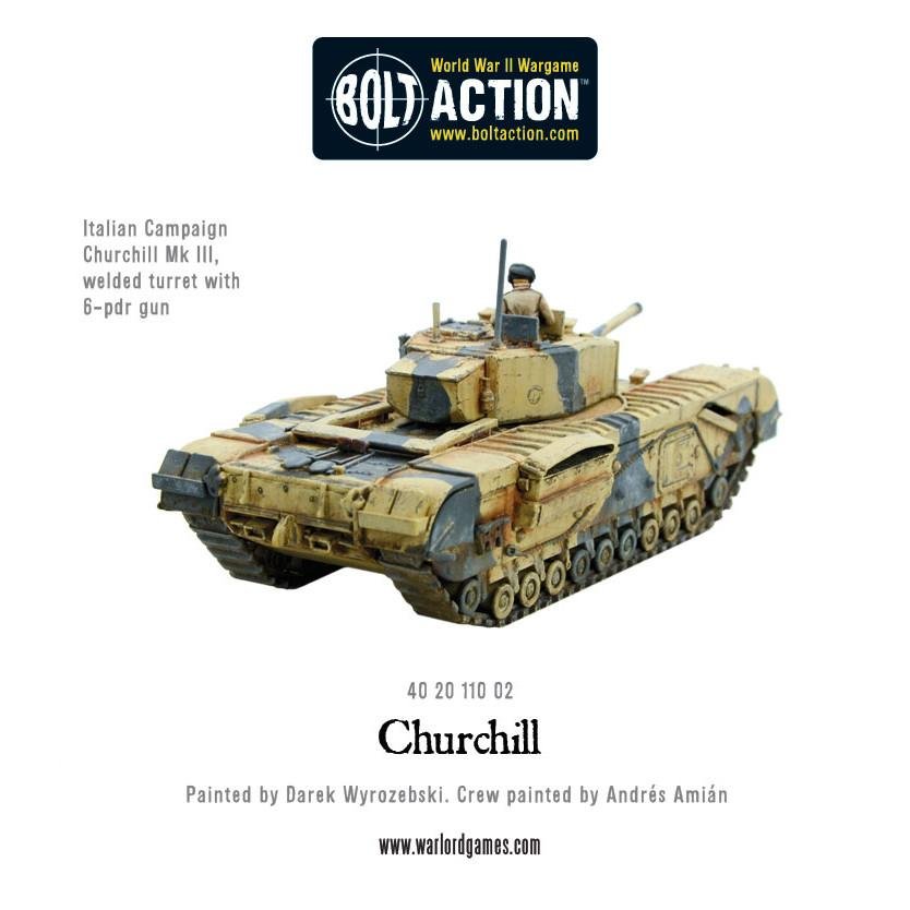 Churchill Tank (Plastic) - Fog of Wargames -