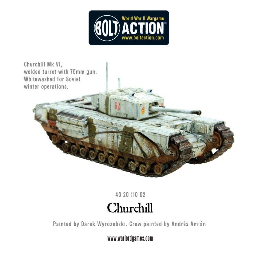 Churchill Tank (Plastic) - Fog of Wargames -
