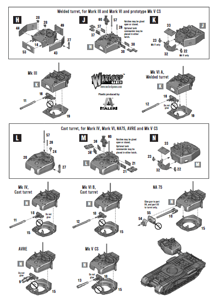 Churchill Tank (Plastic) - Fog of Wargames -