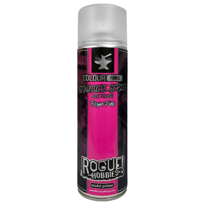 Colour Forge Spray: Signature Series - Rogue Pink (500ml) - Fog of Wargames - 5.06084E+12