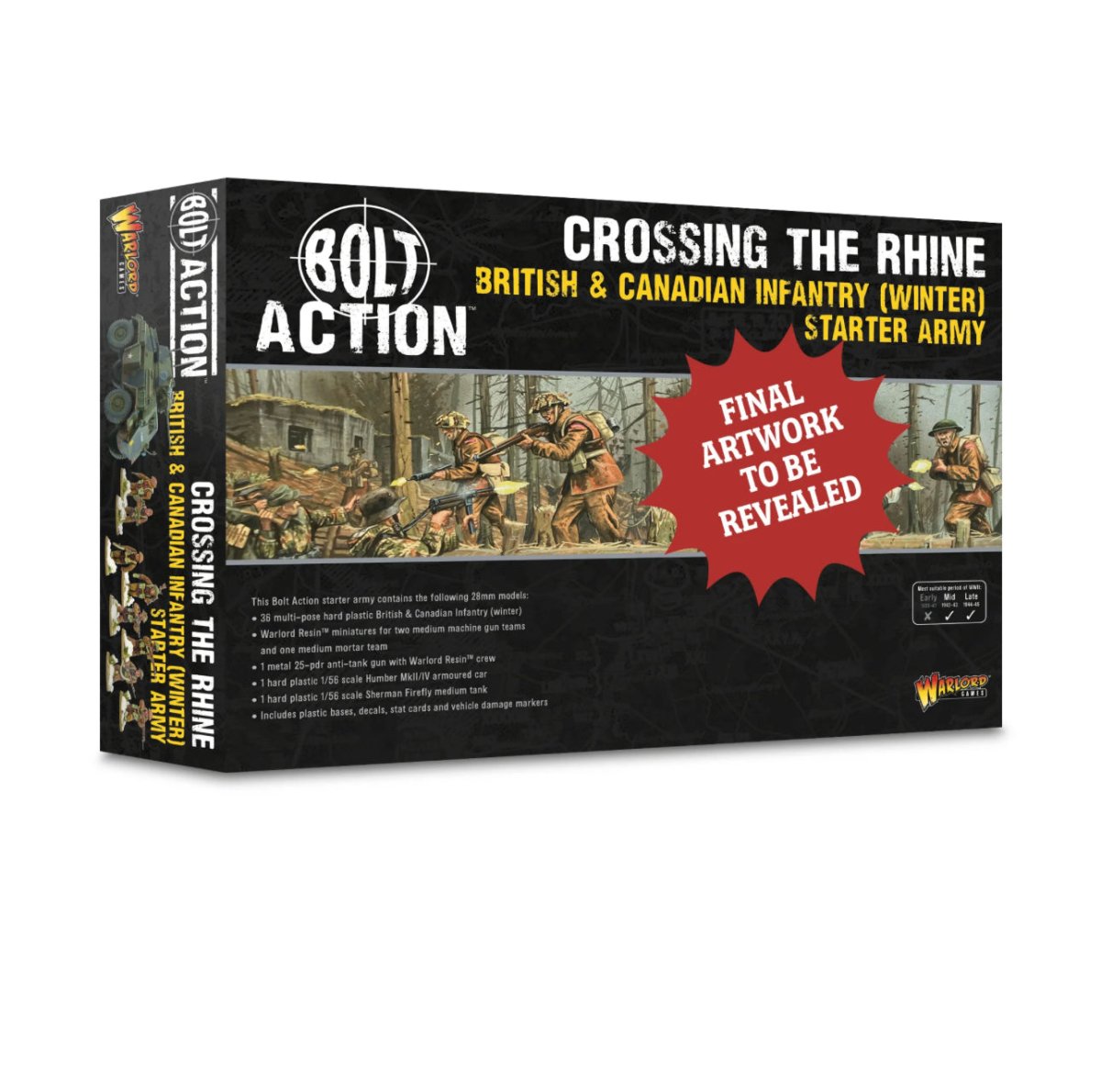 'Crossing the Rhine' - British & Canadian infantry (Winter) Starter Army - Fog of Wargames -