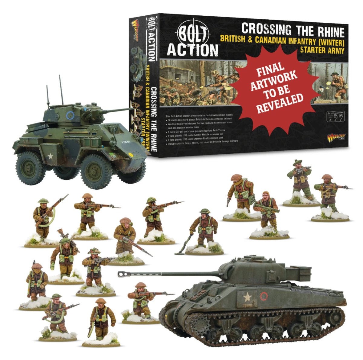 'Crossing the Rhine' - British & Canadian infantry (Winter) Starter Army - Fog of Wargames -