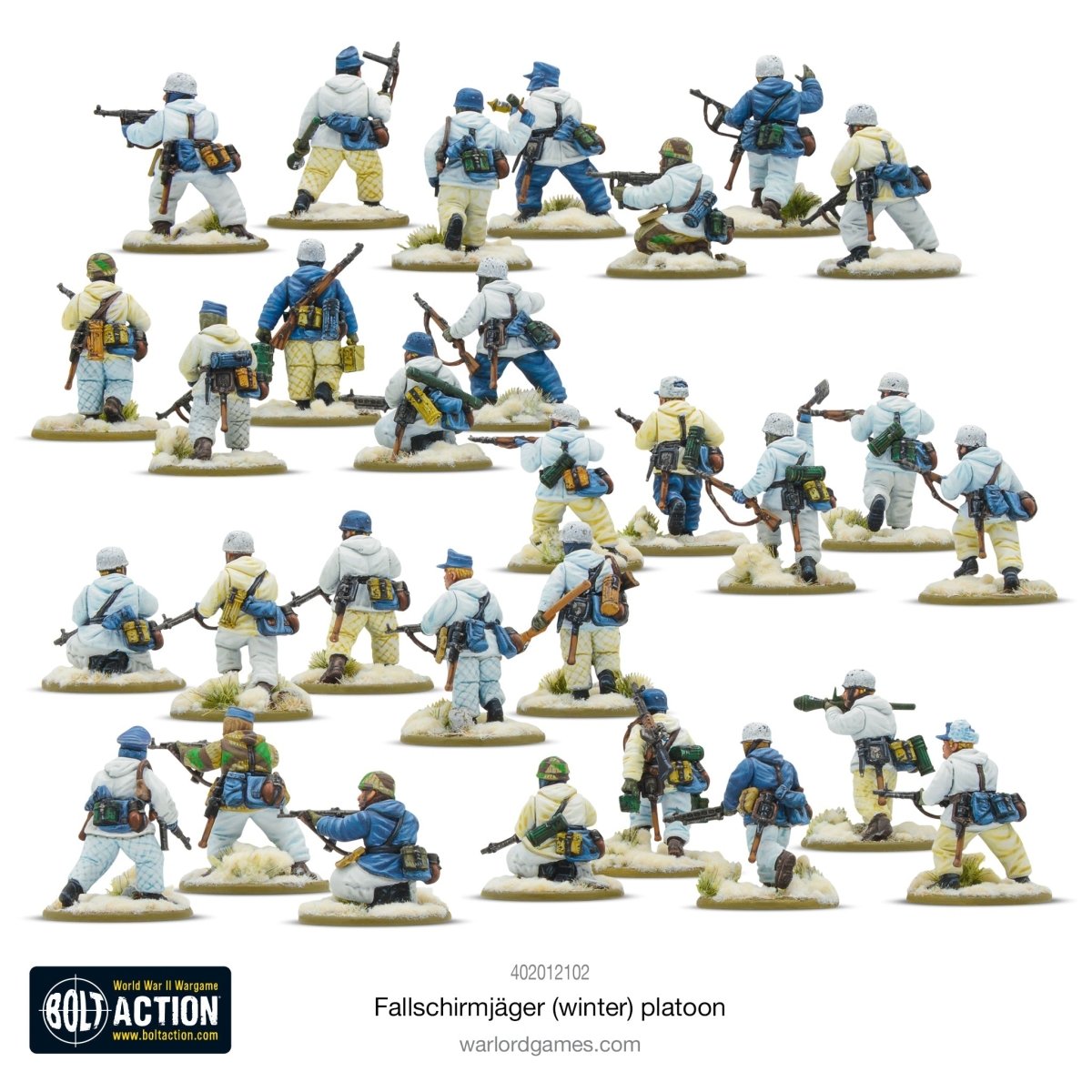 Fallschirmjäger (Winter) Platoon - Fog of Wargames -