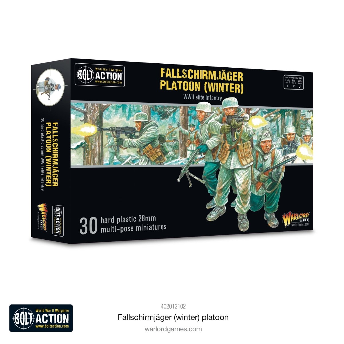 Fallschirmjäger (Winter) Platoon - Fog of Wargames -