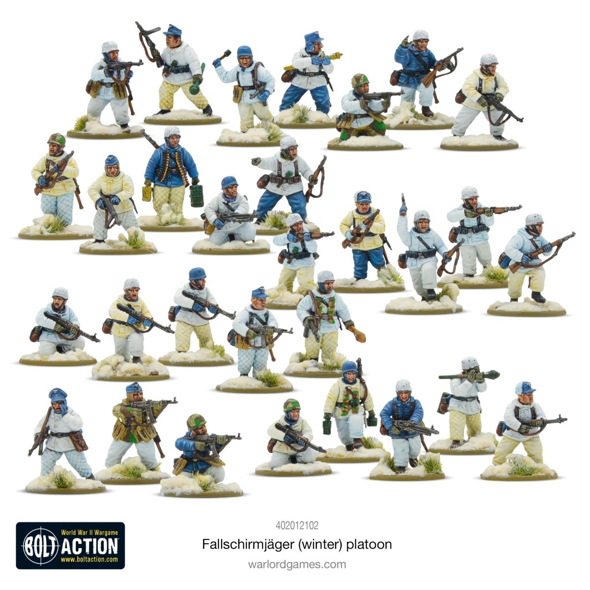 Fallschirmjäger (Winter) Platoon - Fog of Wargames -