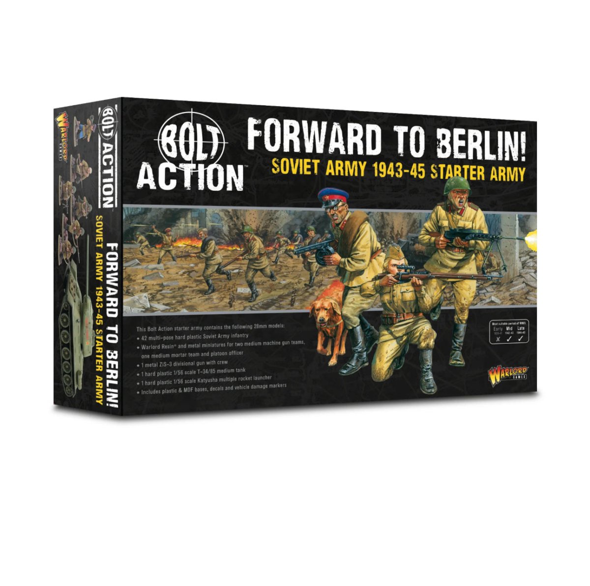 Forward To Berlin! - Soviet Army 1943 - 45 Starter Army - Fog of Wargames -