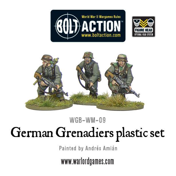 German Grenadiers Plastic Box Set - Fog of Wargames - 5060393701804