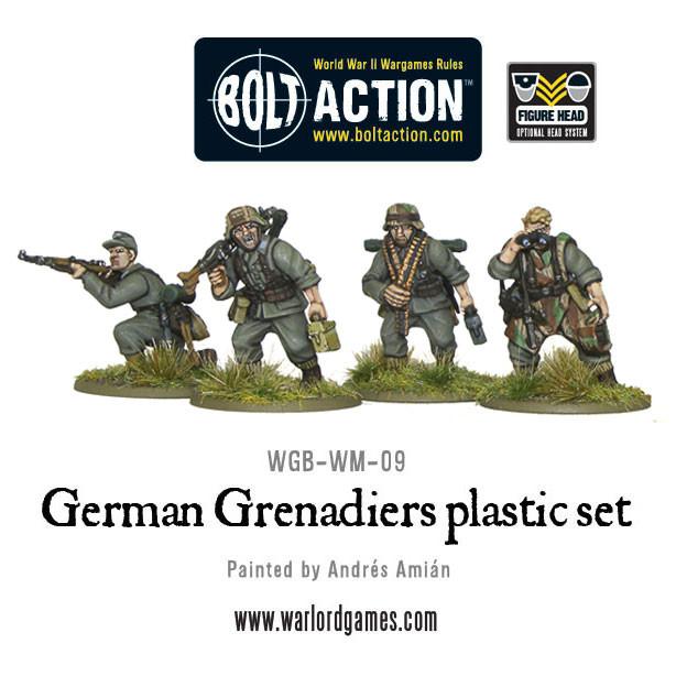 German Grenadiers Plastic Box Set - Fog of Wargames - 5060393701804