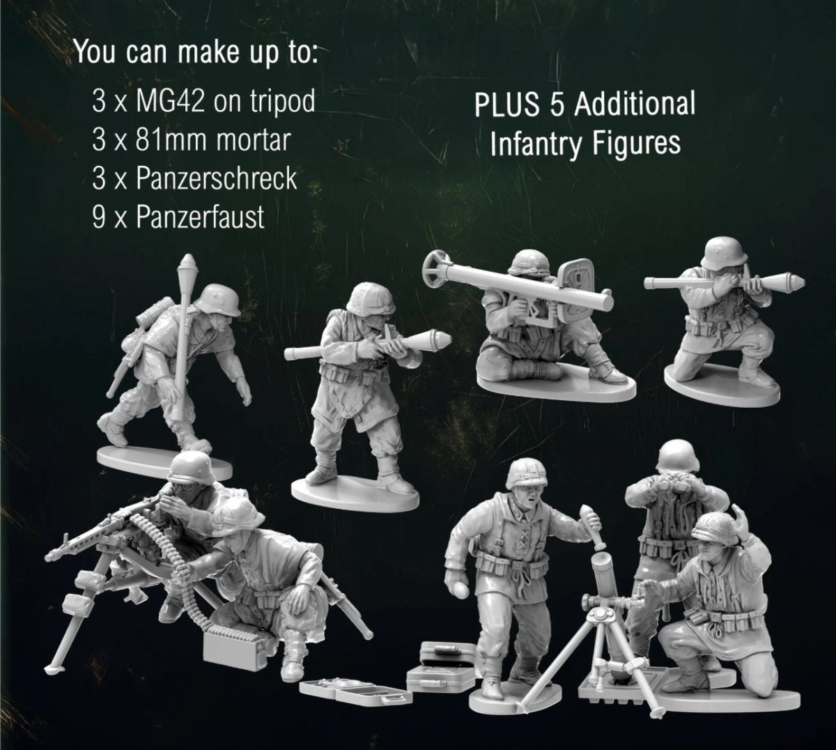 German Heavy Weapons Support - Fog of Wargames -