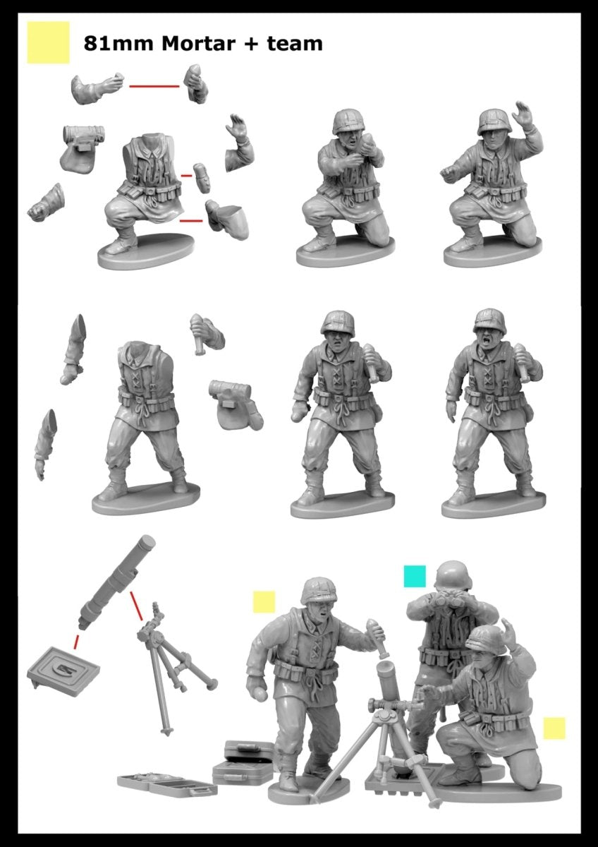 German Heavy Weapons Support - Fog of Wargames -