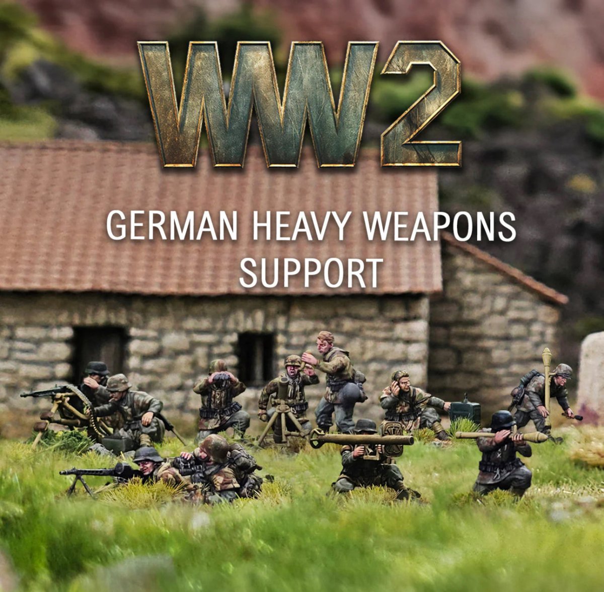 German Heavy Weapons Support - Fog of Wargames -