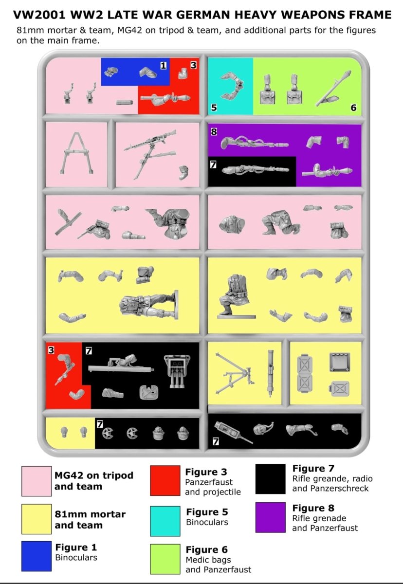 German Heavy Weapons Support - Fog of Wargames -