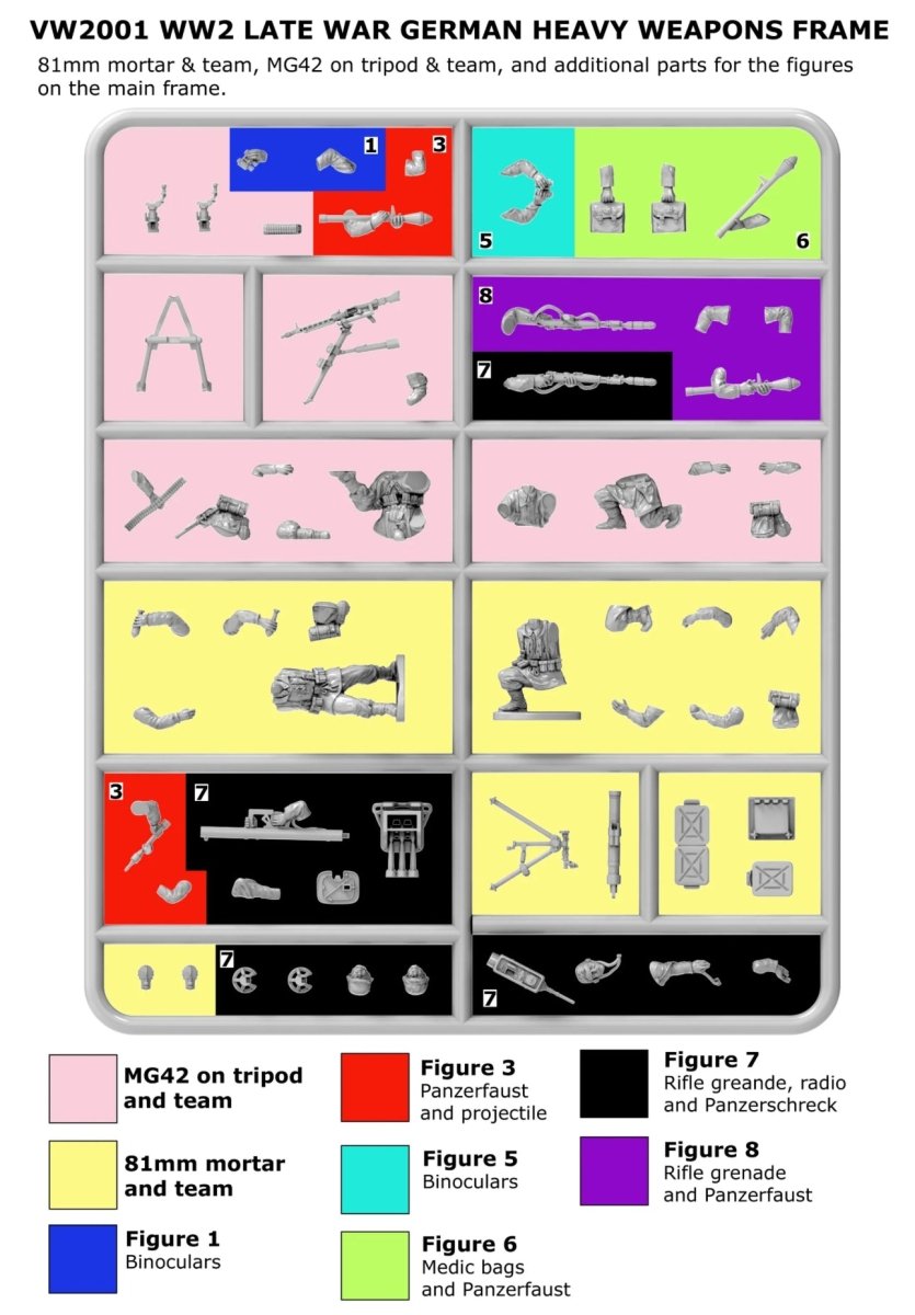German Infantry & Heavy Weapons - Fog of Wargames -
