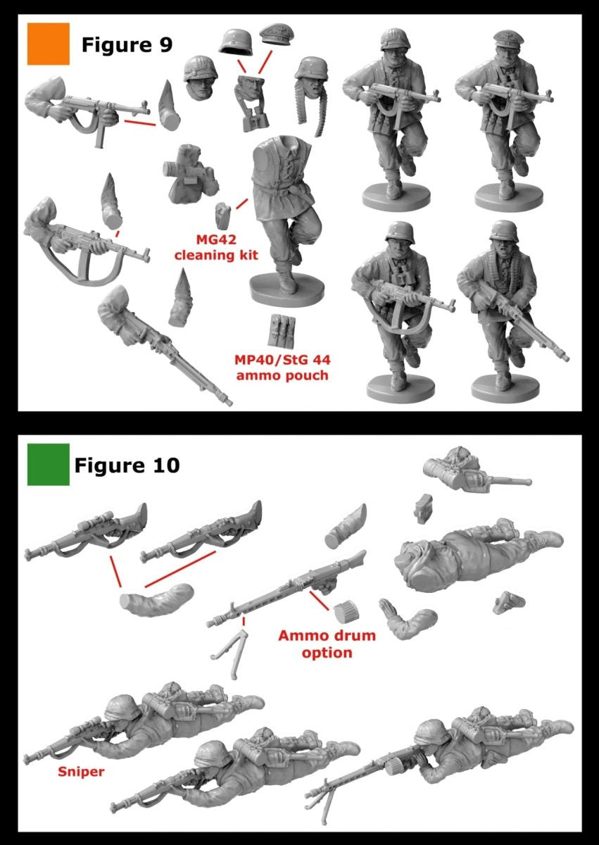 German Infantry & Heavy Weapons - Fog of Wargames -