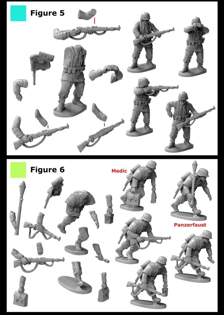 German Infantry & Heavy Weapons - Fog of Wargames -