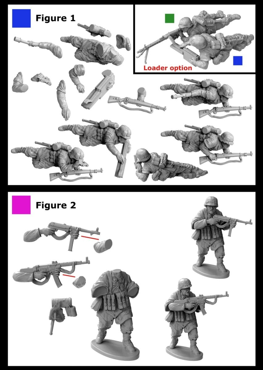 German Infantry & Heavy Weapons - Fog of Wargames -