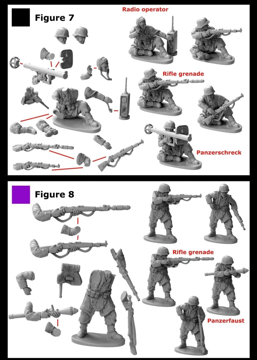 German Infantry & Heavy Weapons - Fog of Wargames -