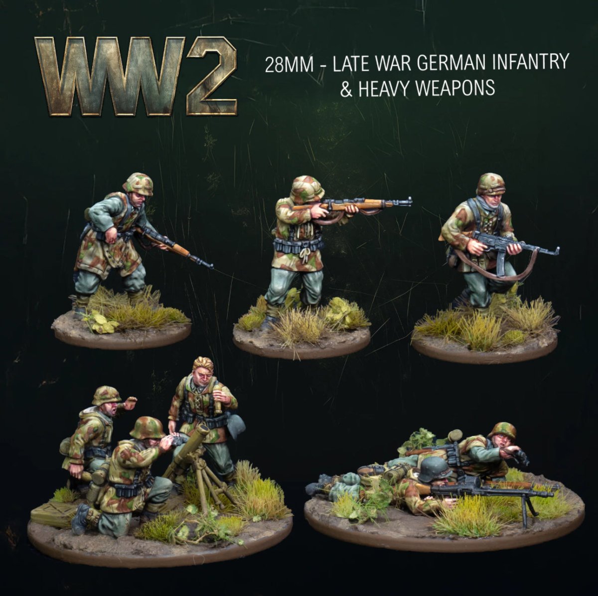 German Infantry & Heavy Weapons - Fog of Wargames -