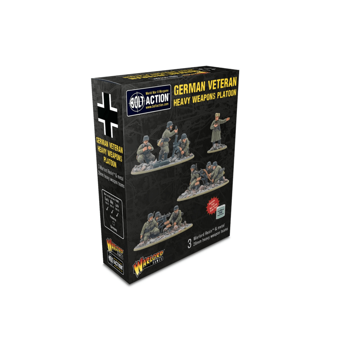 German Veteran Infantry Heavy Weapons Platoon - Fog of Wargames -
