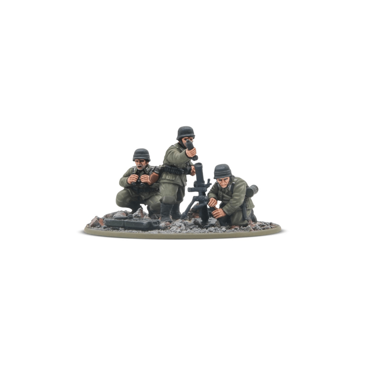 German Veteran Infantry Medium Mortar Team - Fog of Wargames -
