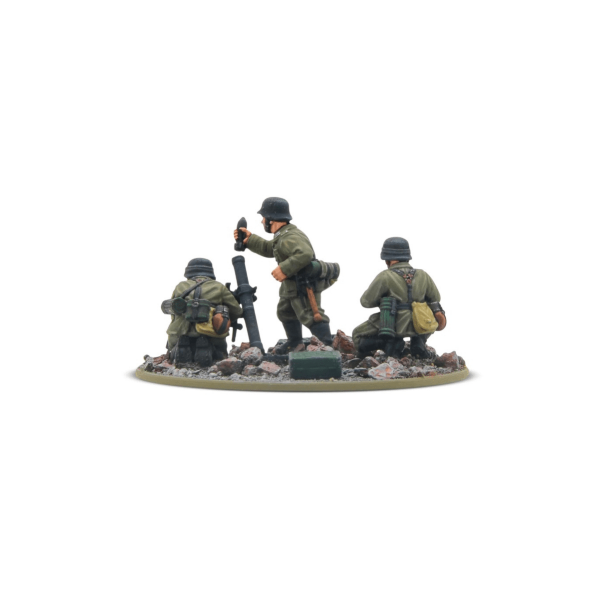 German Veteran Infantry Medium Mortar Team - Fog of Wargames -