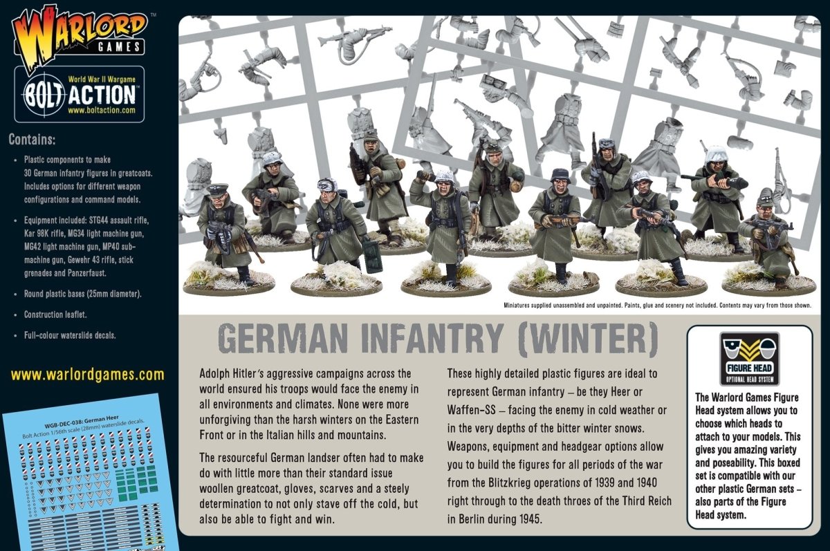 Germans Infantry (Winter) - Fog of Wargames -